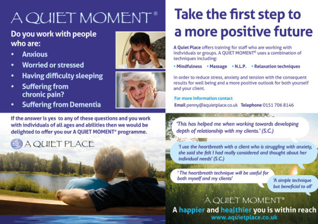AQP Moment leaflet